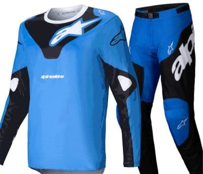 Alpinestars Racer Veil Motocross Kit Combo - Blue