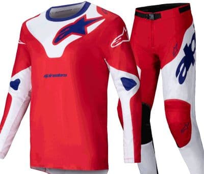 Alpinestars Racer Veil Motocross Kit Combo - Red White