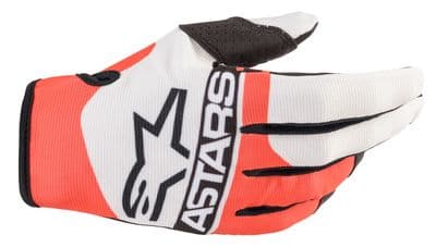 Alpinestars Radar Gloves - White/ Red/ Blue