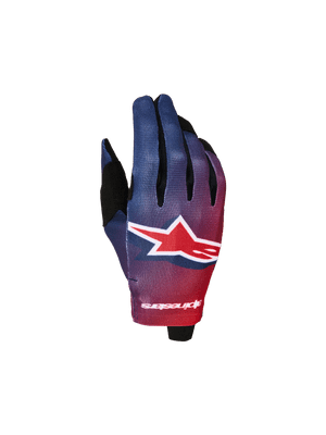 Alpinestars Radar Youth Motocross Gloves- Red Blue