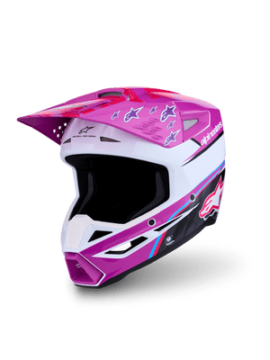 Alpinestars S-M3 Falcon Motocross Helmet - Pink