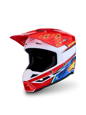 Alpinestars S-M3 Falcon Motocross Helmet - Red