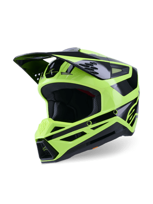 Alpinestars S-M3 Heat Motocross Helmet - Yellow Black