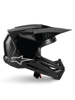 Alpinestars S-M3 Solid Motocross Helmet - Gloss Black