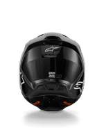 Alpinestars S-M3 Solid Motocross Helmet - Gloss Black