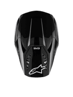 Alpinestars S-M3 Solid Motocross Helmet - Gloss Black