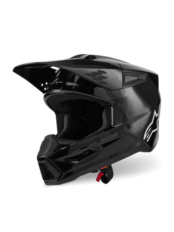 Alpinestars S-M3 Solid Motocross Helmet - Gloss Black
