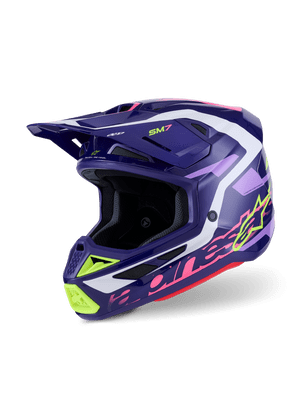Alpinestars S-M7 Deed Helmet - Purple