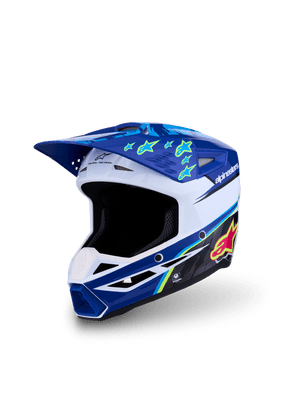 Alpinestars SM3 Youth Falcon Motocross Helmet -Blue