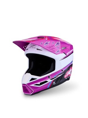Alpinestars SM3 Youth Falcon Motocross Helmet -Pink