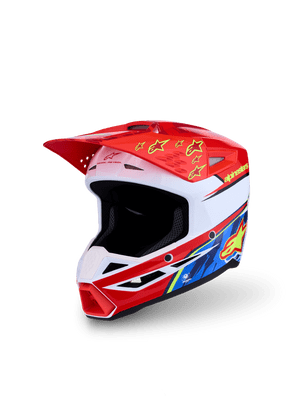 Alpinestars SM3 Youth Falcon Motocross Helmet -Red