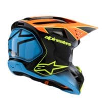 Alpinestars SM3 Youth Fray Motocross Helmet - Black Orange Yellow