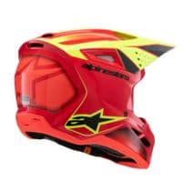 Alpinestars SM3 Youth Fray Motocross Helmet - Red Yellow Black