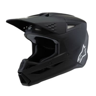 Alpinestars SM3 Youth Matte Black Motocross Helmet