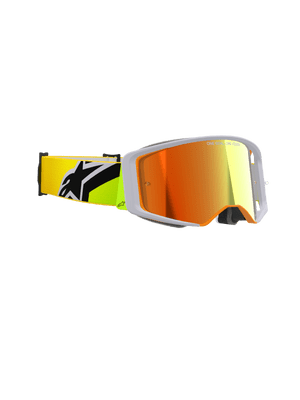 Alpinestars Supertech Corp Yellow Flo Goggles - Mirror Lens