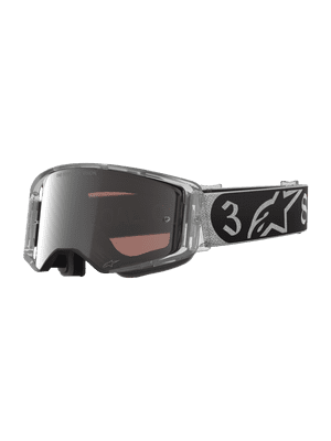 Alpinestars Supertech Danger 38  Goggles - Silver Black Mirror