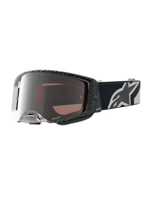 Alpinestars Supertech Hiten Goggles - Black Grey Mirror Lens