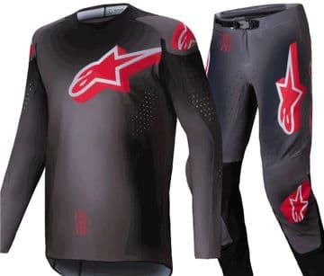Alpinestars Supertech Lipan Motocross Kit Combo - Smoke Red