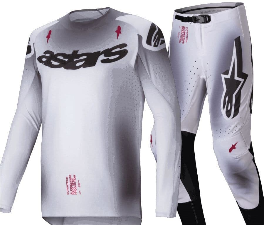 Alpinestars Supertech Maker Motocross Kit Combo Silver