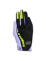 Alpinestars Supertech Motocross Gloves - Purple Yellow