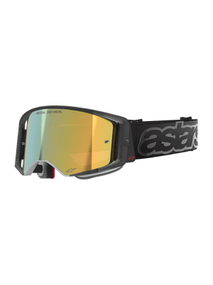 Alpinestars Supertech Vista Black Goggles - Mirror Lens
