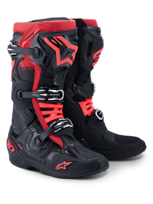 Alpinestars Tech 10 Black Red Motocross Boots