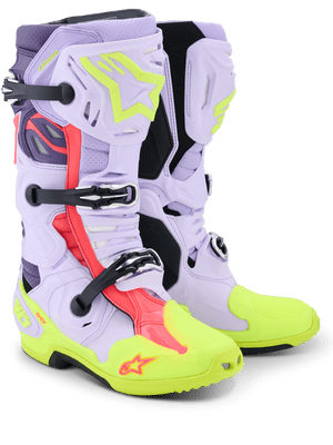 Alpinestars Tech 10 Supervented Motocross Boots - Purple
