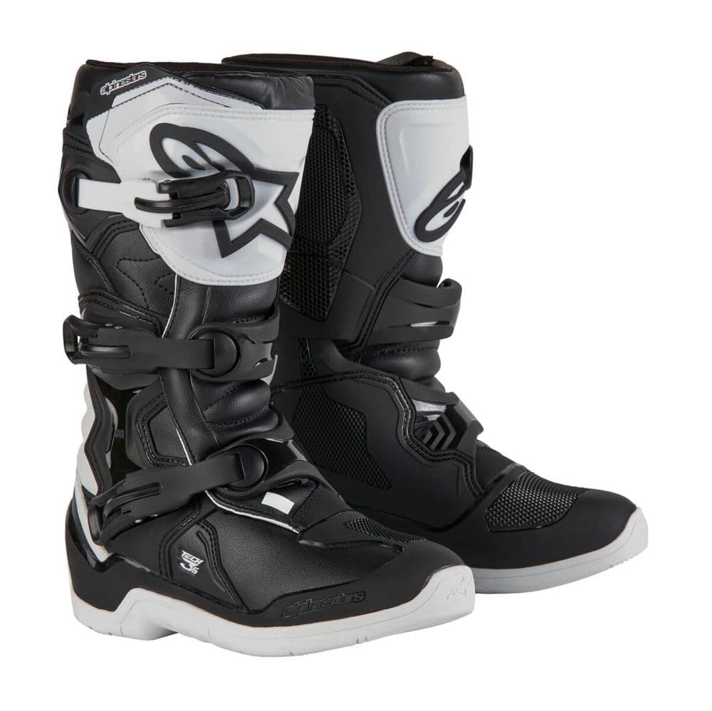 Alpinestars Tech 3s Kids Youth Motocross Boots Black White