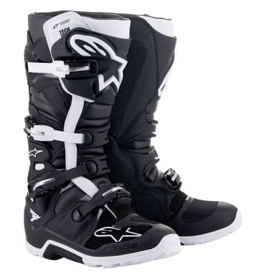 Alpinestars Tech 7 Drystar Enduro Motocross Boots - Black White