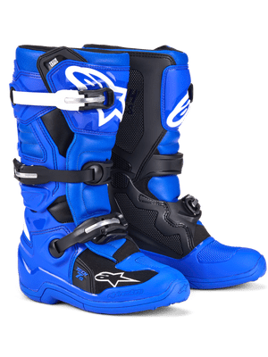 Alpinestars Tech 7S Youth MX Boot - Blue Black White