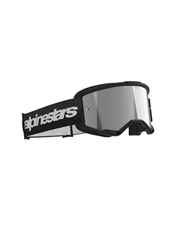 Alpinestars Vision 3 Wordmark Black Goggles - Mirror Lens