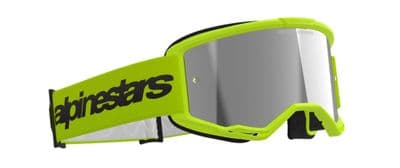 Alpinestars Vision 3 Wordmark Yellow Goggles - Mirror Lens