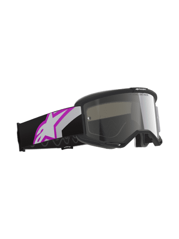 Alpinestars Vision 5 Corp Grey Purple Goggles - Mirror Lens
