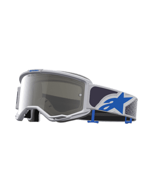 Alpinestars Vision 5 Drag Goggles -Grey Blue Mirror Lens