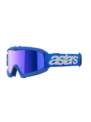 Alpinestars Vision Youth Blaze Blue Goggles - Mirror Lens