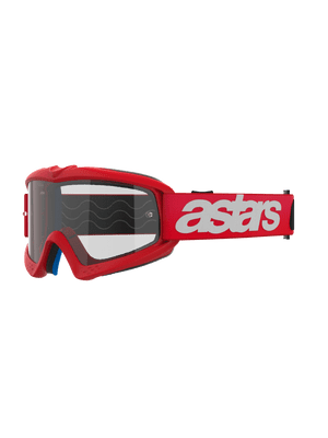 Alpinestars Vision Youth Blaze Red Goggles - Clear Lens