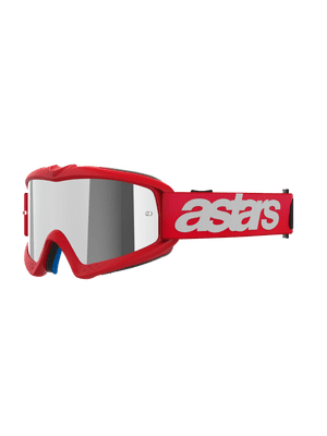 Alpinestars Vision Youth Blaze Red Goggles - Mirror Lens