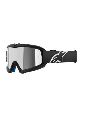 Alpinestars Vision Youth Corp Black Goggles - Mirror Lens