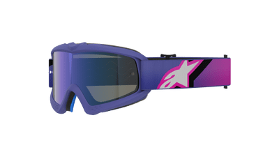 Alpinestars Vision Youth Corp Purple Pink Goggles - Mirror Lens