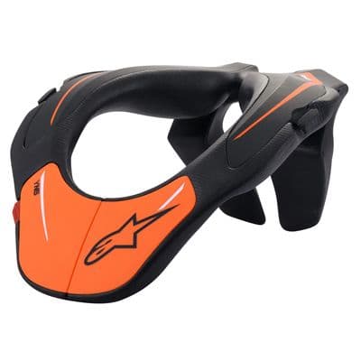 Alpinestars Youth Bionic Neck Support - Black/ Orange