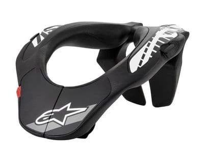 Alpinestars Youth Bionic Neck Support - Black/ White