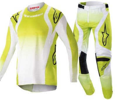 Alpinestars Youth Push Motocross Kit Combo- Yellow