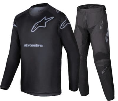 Alpinestars Youth Racer Graphite Motocross Kit Combo
