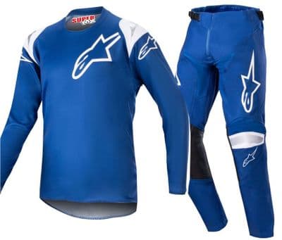 Alpinestars Youth Racer Narin Motocross Kit Combo- Navy