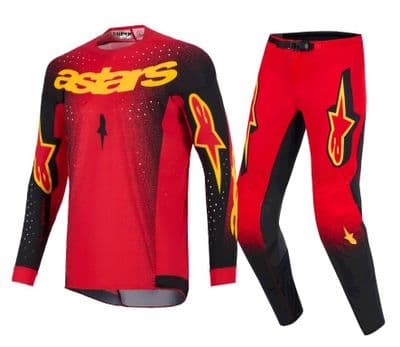 Alpinestars Youth Supertech Scenz Motocross Kit Combo - Red