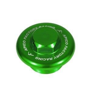 Apico Kawasaki, Suzuki Oil Filler Plug  - Green