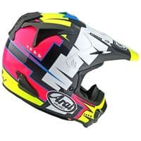 Arai MX-V EVO Battle Motocross Helmet - Yellow