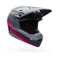 Bell MX-10 MIPS Aviator Motocross Helmet - Grey Pink