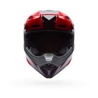 Bell MX-10 MIPS Aviator Motocross Helmet - Red Black