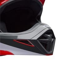 Bell MX-10 MIPS Aviator Motocross Helmet - Red Black